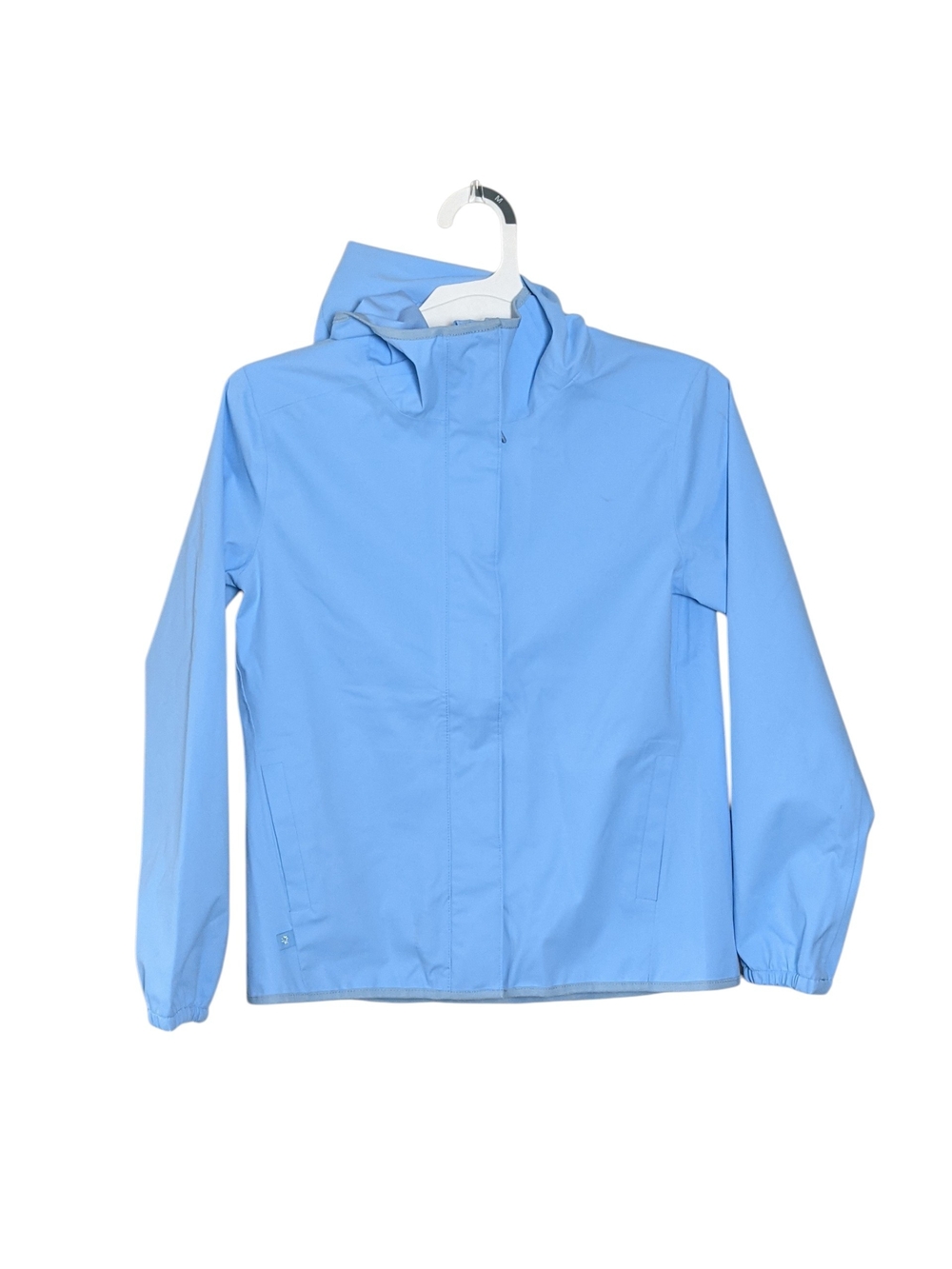 Athleta Girls Light Blue Ready To Rain Jacket Size M 8-10 - Picture 2 of 11